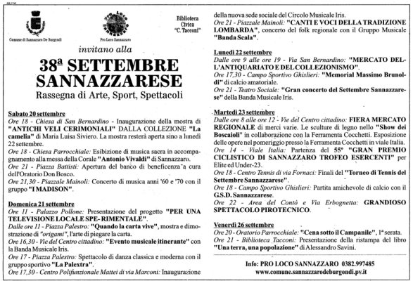 Sannazzaro dè Burgundi - Settembre 2008