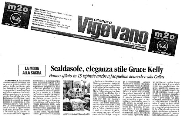 La Provincia Pavese - articolo ventaglio