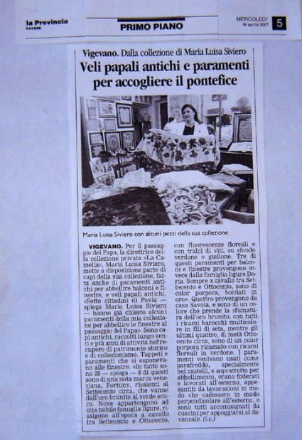 articolo provincia pavese- antichi corredi