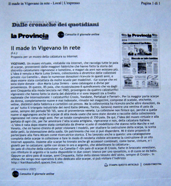 articolo provincia pavese- calzature