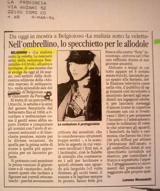 Castello di Belgioioso - anno 1996- La malizia sotto la veletta