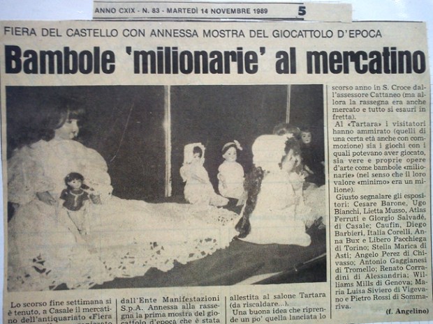 Casale Monferrato 1989 - articolo bambole
