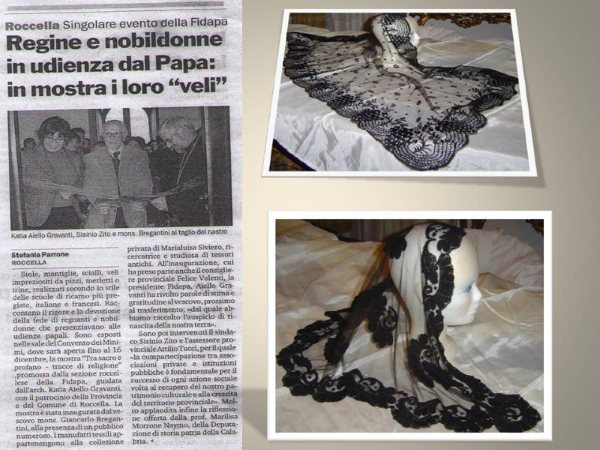 veli neri per udienze dal papa - la camelia collezioni