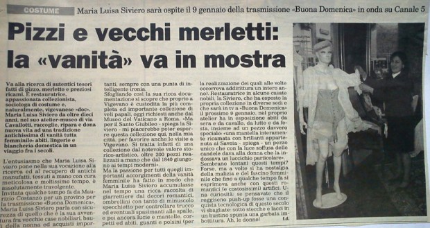 Informatore anno 2000 - articolo canale 5