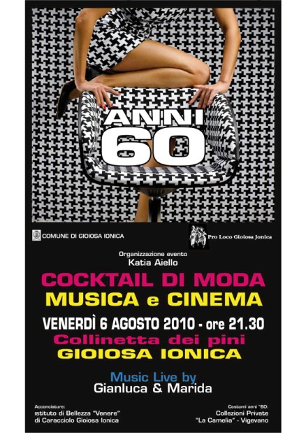 Gioiosa Ionica (RC) - Locandina sfilata "Cocktail di moda musica e cinema"