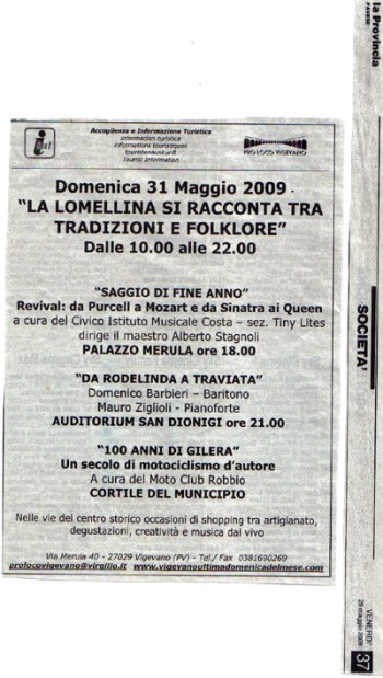 lomellina e folklore 2009