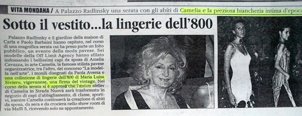 Pavia 2005 - sfilata lingerie