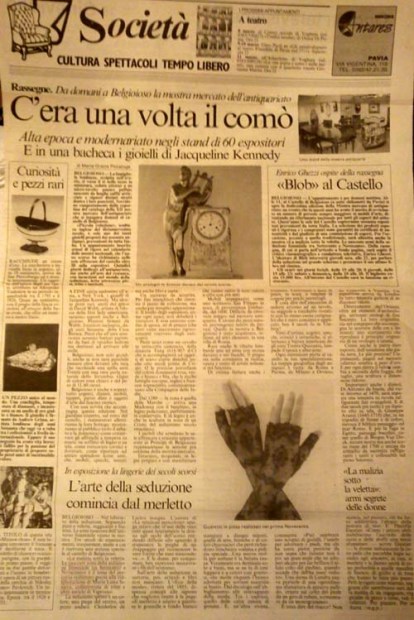 Articolo su "playboy", anno 1996-la malizia sotto la veletta