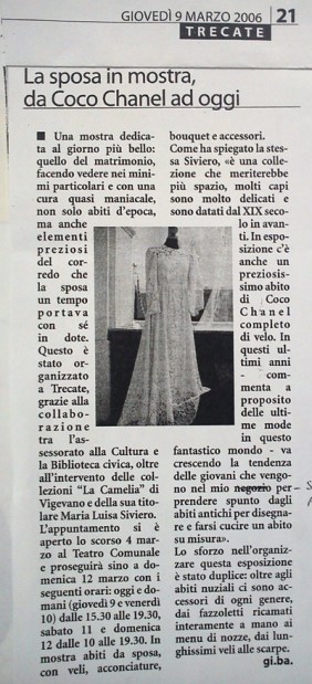 Trecate anno 2006 - mostra sposa