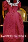 vestiti rinascimentali – vestiti stile 700 – vestiti in tessuto broccato – bordeaux – la camelia collezioni