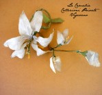 fiori di stoffa decorativi per abiti e cappelli – “La Camelia Collezioni”