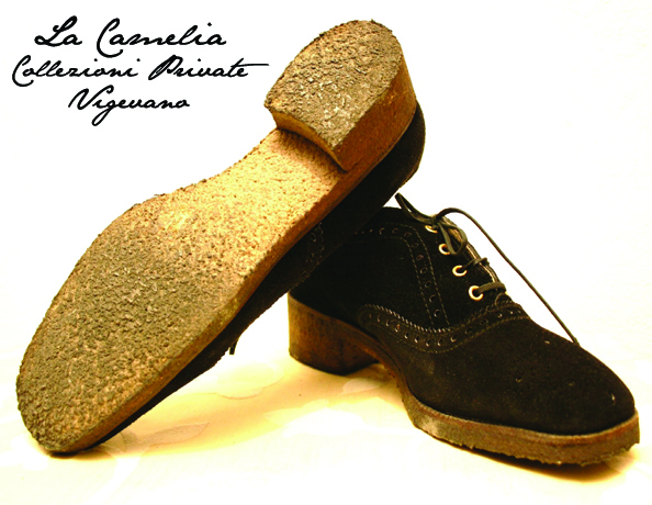 calzature d'epoca - scarpe con suola rubber - "La Camelia Collezioni"