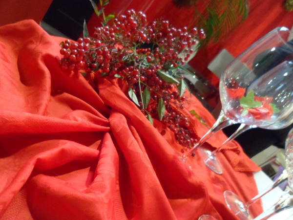 allestimento con tende in tulle -la camelia collezioni