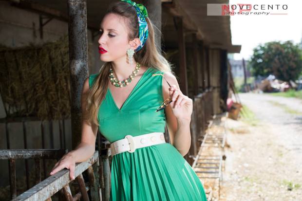 anni 50 verde menta - la camelia collezioni