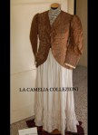 vestito da giorno giacchina in taffettas fine 1800 – moda femminile 1800 – la camelia collezioni