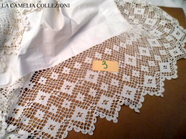 tovaglia cotone pizzo uncinetto - la camelia collezioni