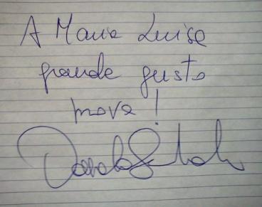 santanchè - autografo - la camelia collezioni