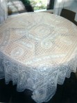 tovaglia in merletto fondo bonnet francese -la camelia&nbsp;collezioni