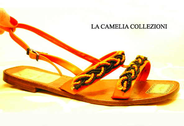 calzature d'epoca - sandali-con-perline-vetro-venezia-colore-arancio-e-nero-la-camelia-collezioni.jpg