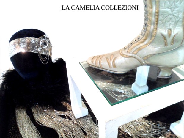 calzature e scarpe d'epoca - tacchi proibiti - stivaletto 1- la camelia collezioni
