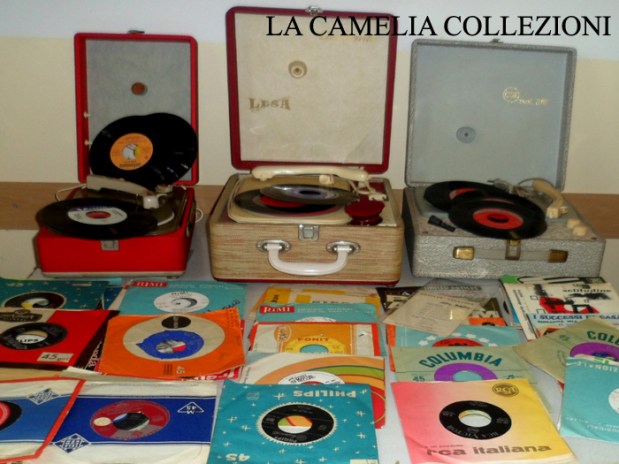 dischi vinili - giradischi vintage- la camelia collezioni