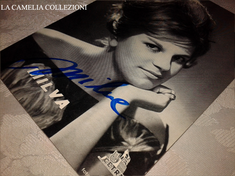 milva autografo - la camelia collezioni
