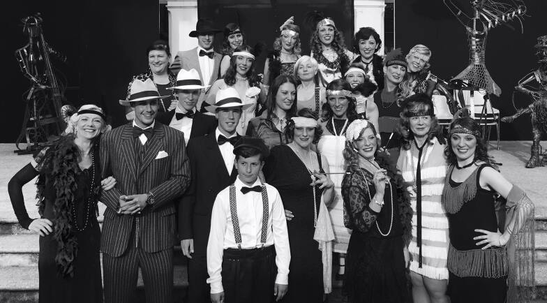 sfilata a tema anni 20 - festa dell'arte 2016 - la camelia collezioni