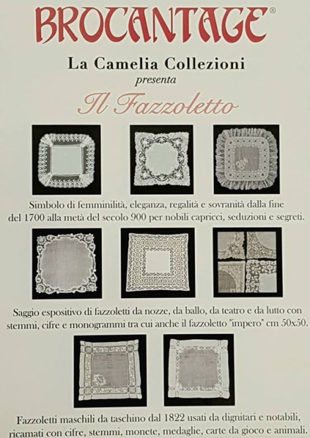 locandina collezione di fazzoletti - brovantage - aprile 2017 - la camelia collezioni
