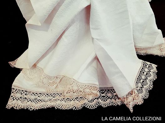 shabby chic - country chic - bohemien - copriletti in piquet - la camelia collezioni