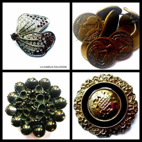 BOTTONI ANTICHI E D'EPOCA - la camelia collezioni