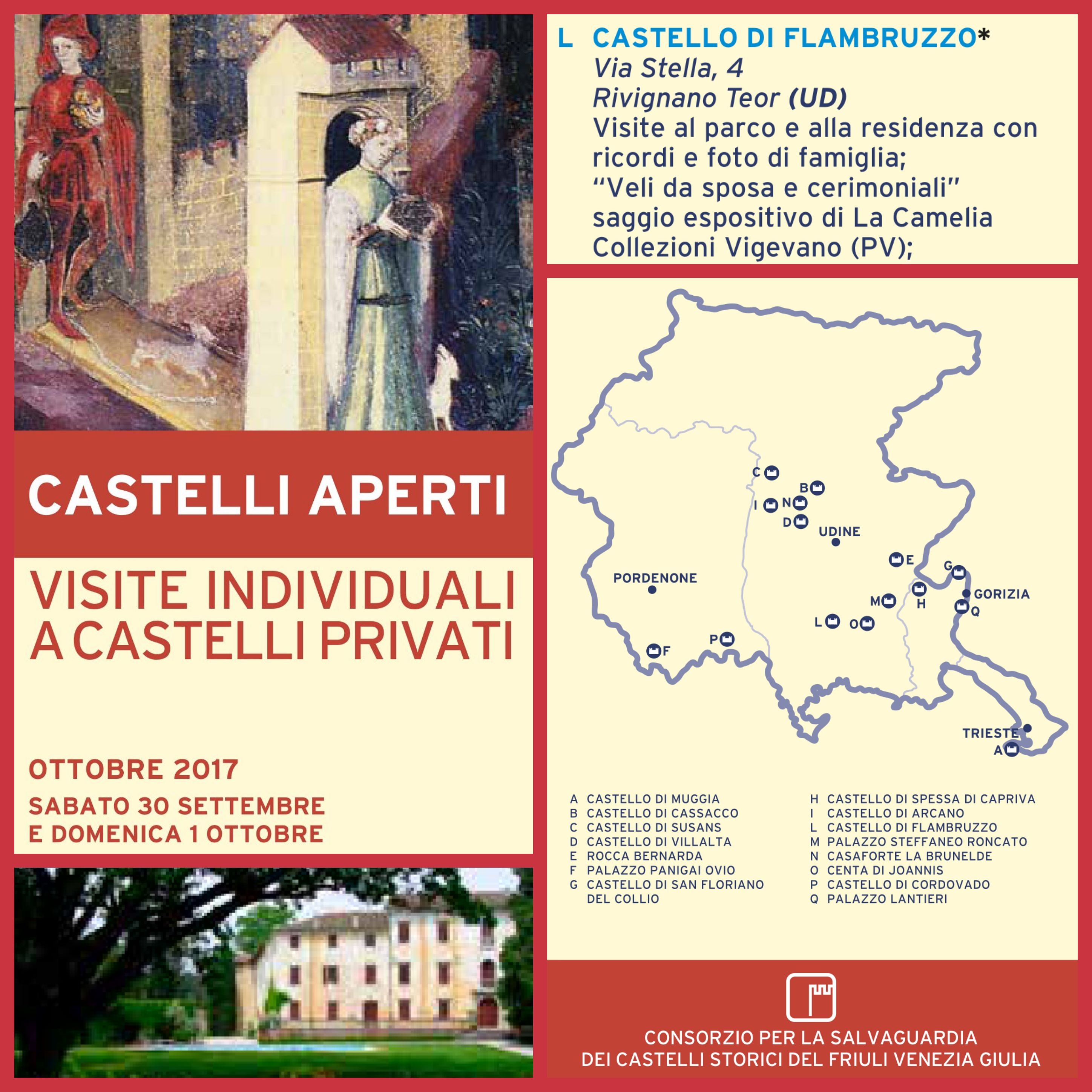 Castelli aperti settembre 2017