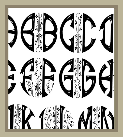 cifre e schemi ricamo -codice DECO' - la camelia collezioni