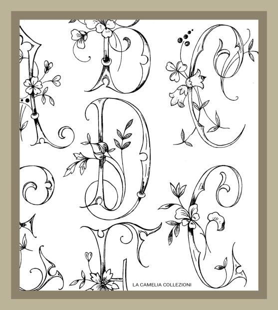 cifre e schemi ricamo -codice FIORE - la camelia collezioni