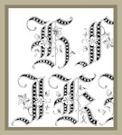 cifre e schemi ricamo -codice GOTICO – la camelia&nbsp;collezioni