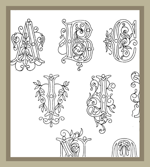 cifre e schemi ricamo -codice RAMO - la camelia collezioni