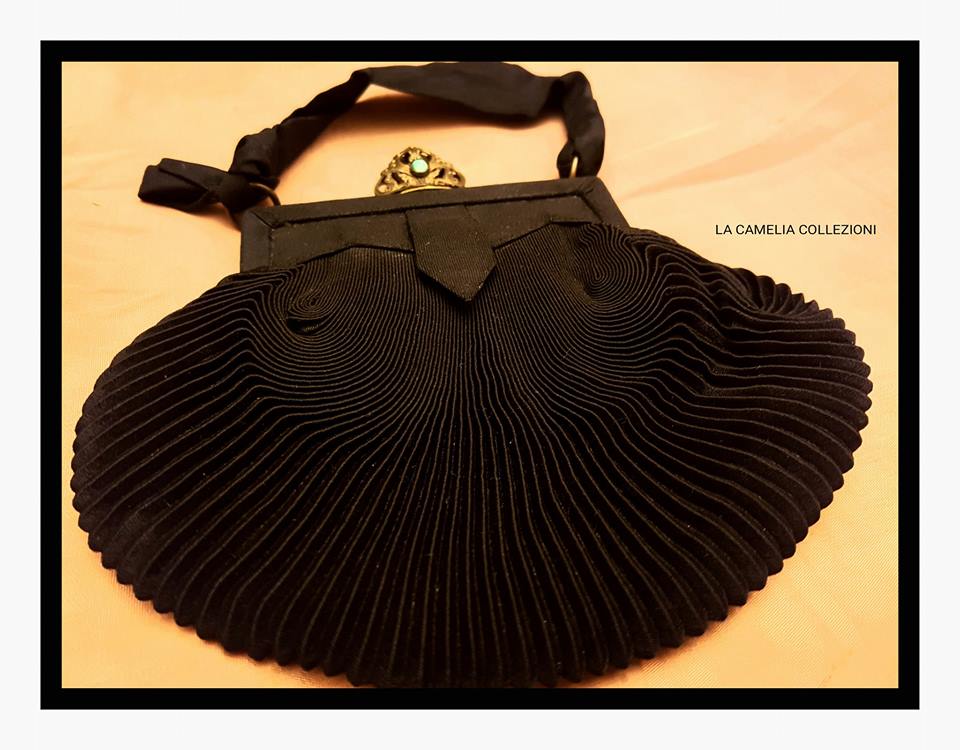 borsettina taffettas secolo 800 plissettata - la camelia collezioni