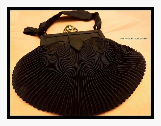 borsettina taffettas secolo 800 plissettata - la camelia collezioni