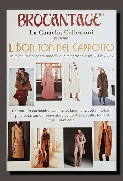 brocantage - edizione novembre 2017 - il bon ton nel cappotto - la camelia collezioni