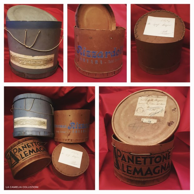 panettoni anni 50 - collezione scatole panettoni d'epoca - la camelia collezioni