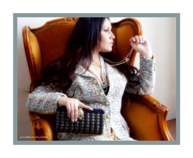 Chanel tailleur- la camelia collezioni