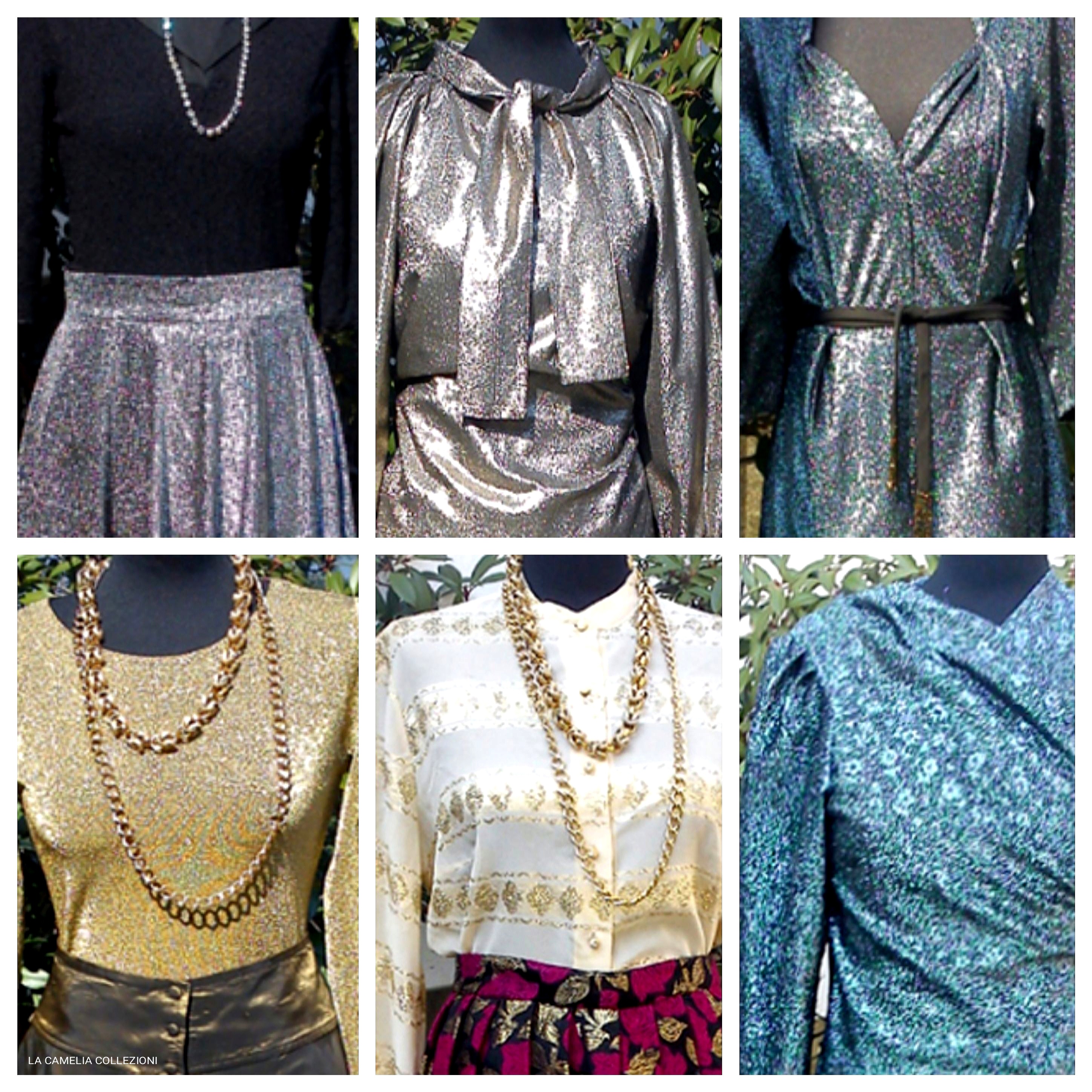Vestiti lamè-la camelia collezioni