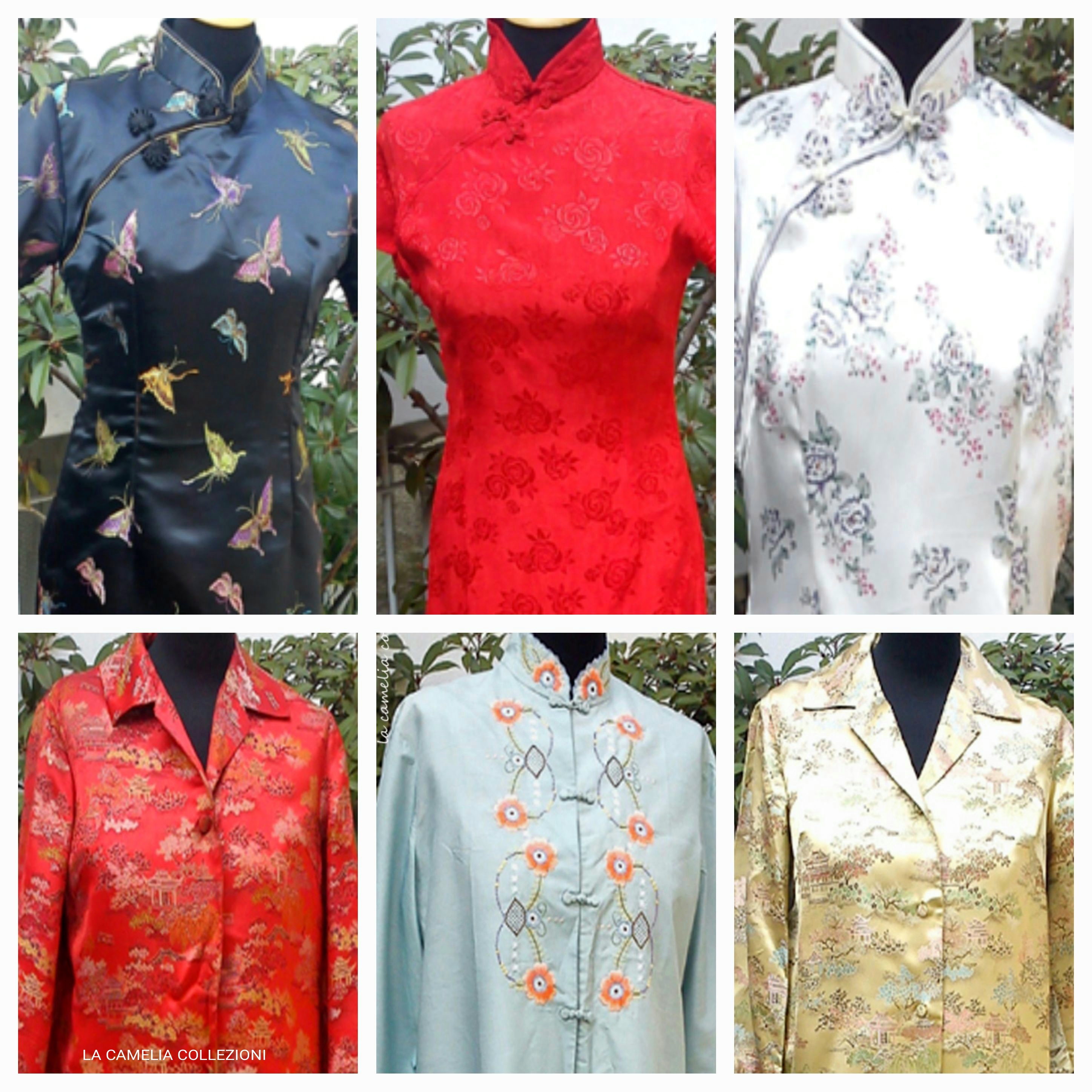 Vestiti stile oriente - Cheongsam- la camelia collezioni