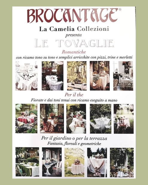 tovaglie da giardino -brocantage - maggio 2018 - la camelia collezioni