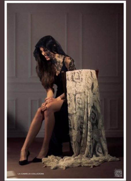 veli neri in pizzo per servizi fotografic - la camelia collezioni