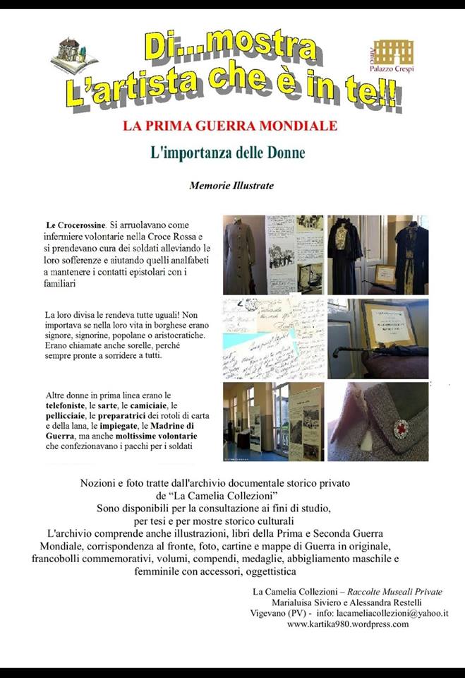 biblioteca civica mastronardi vigevano - dimostra 2018 - la prima guerra mondiale