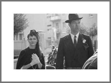 vestiti uomo per rievocazioni e feste a tema - anni 50 con cappello borsalino