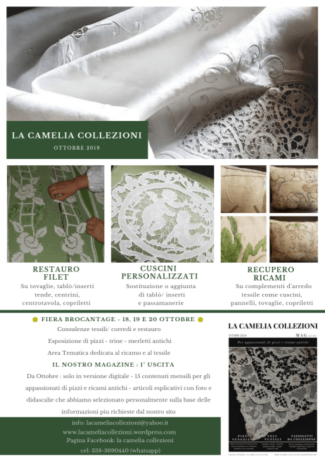 Newsletter ottobre 2019 - la camelia collezioni