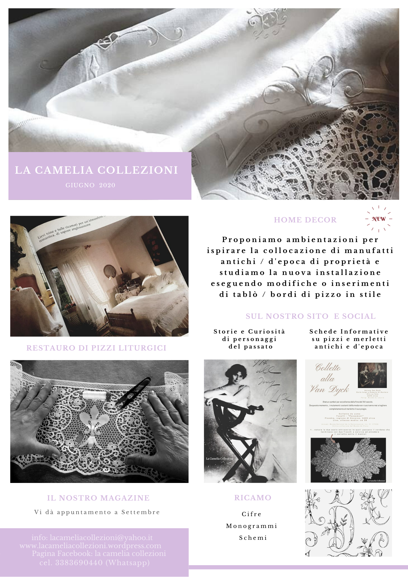 Newsletter - Giugno 2020 -la camelia collezioni